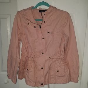 F21 light pink utility jacket